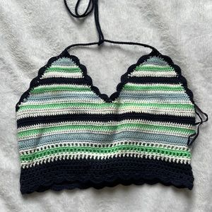 American eagle crochet top!